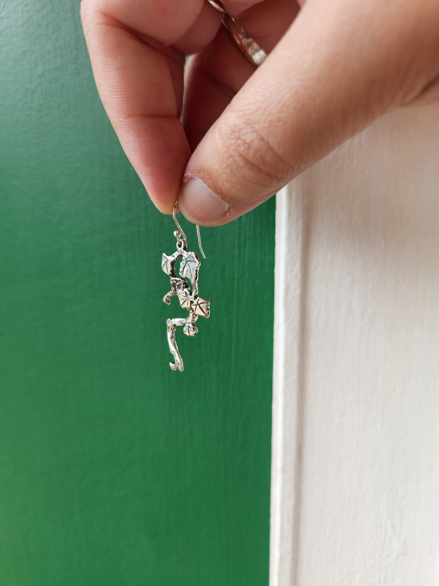 English Ivy Sterling Silver Earrings