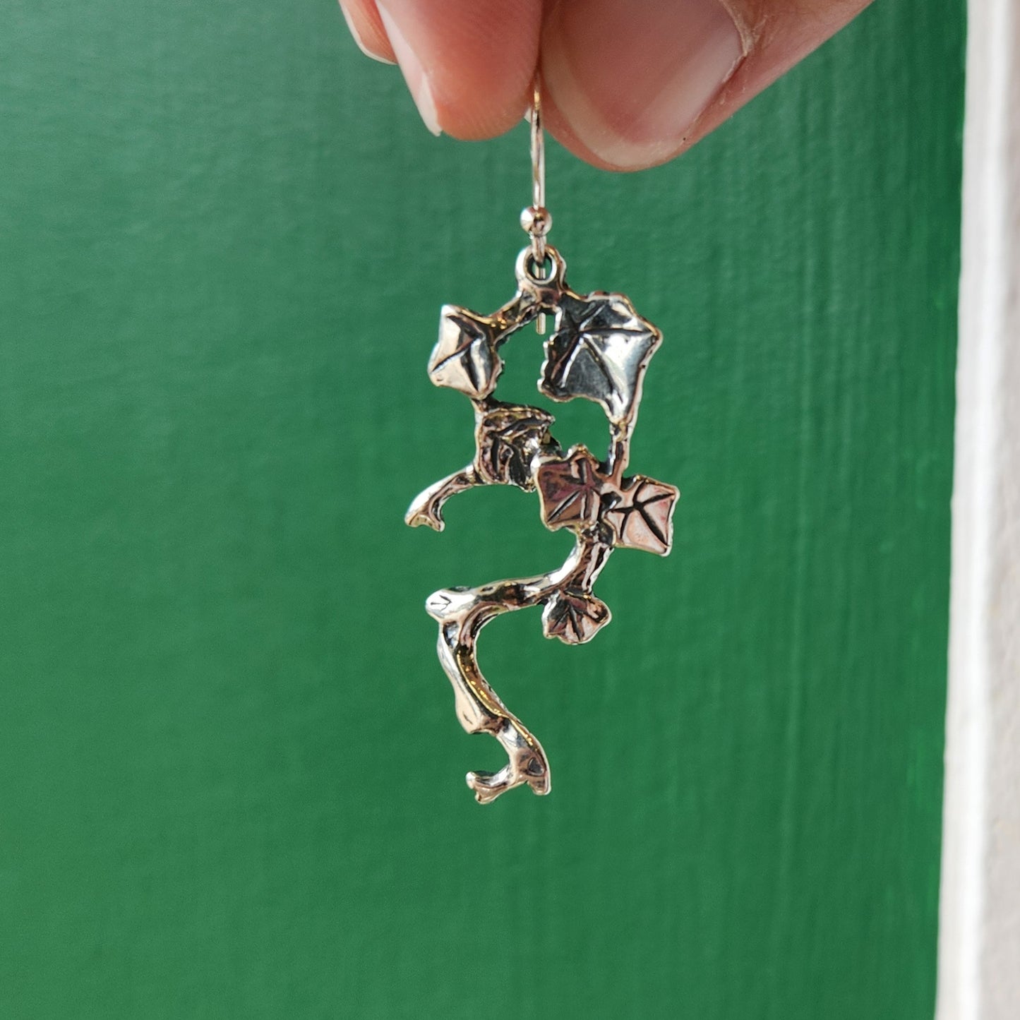 English Ivy Sterling Silver Earrings