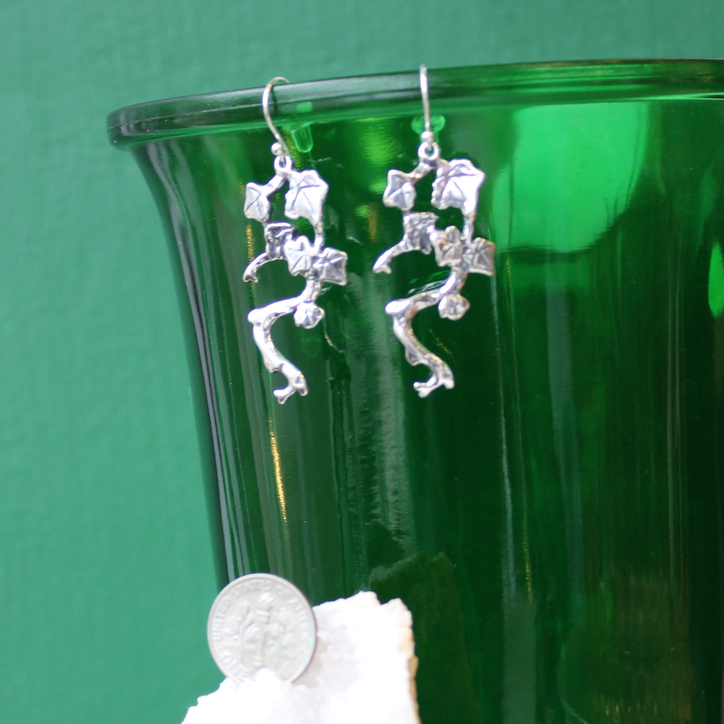 English Ivy Sterling Silver Earrings