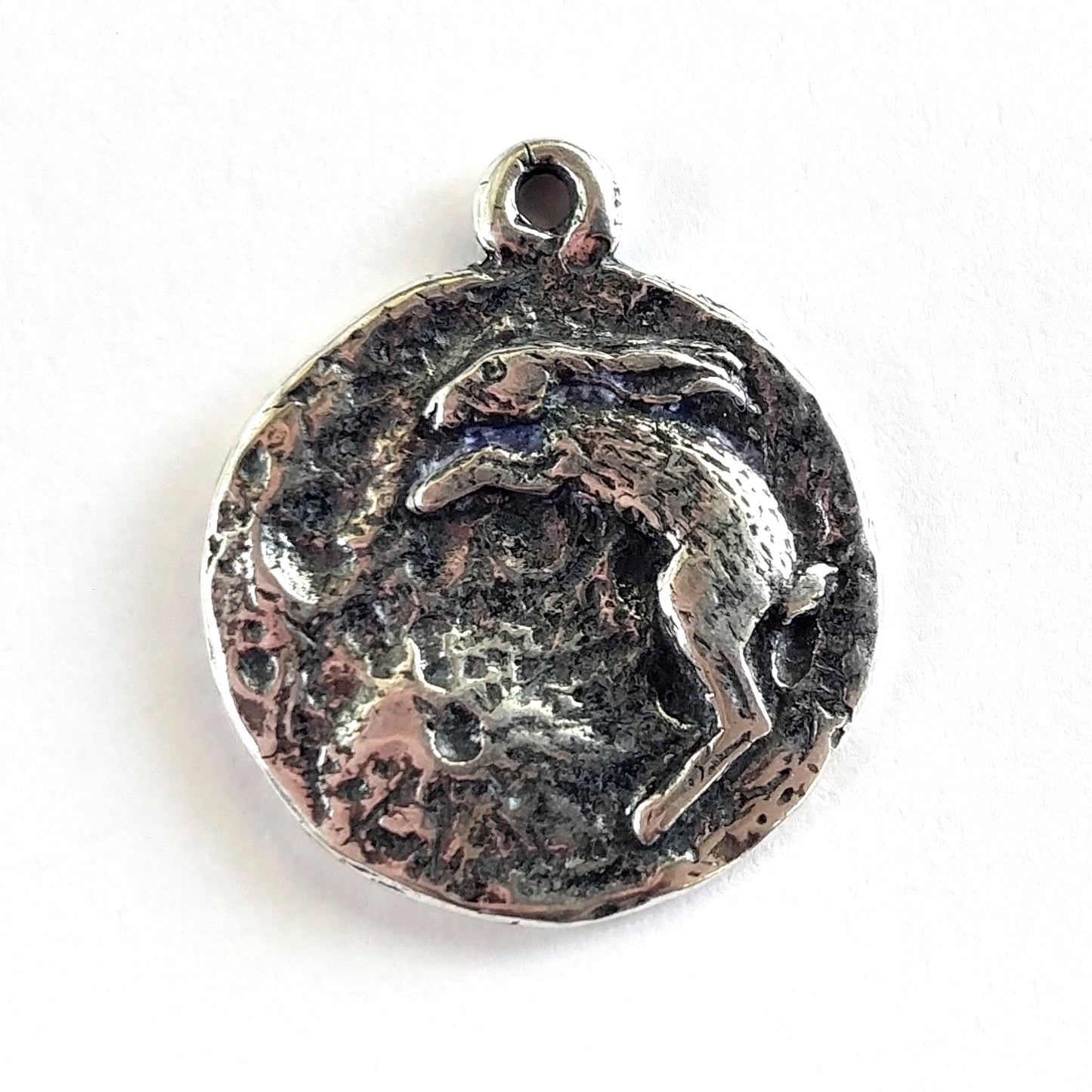 Rabbit in the Moon Sterling Silver Necklace