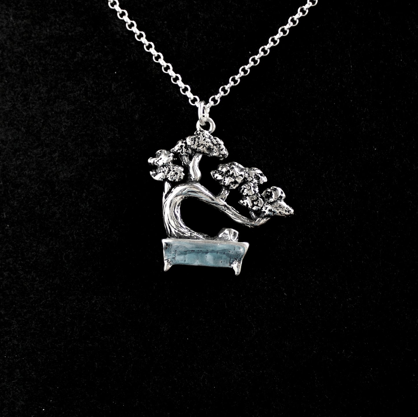 Bonsai Tree Necklace Sterling Silver