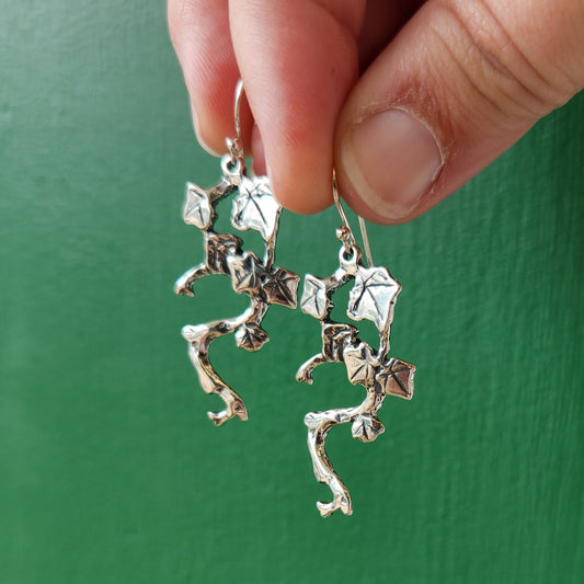 English Ivy Sterling Silver Earrings