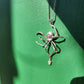 Spider Showpiece with Salt and Pepper Diamond Necklace One of a Kind Sterling Silver