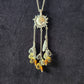 Small Sun Necklace in Sterling Silver