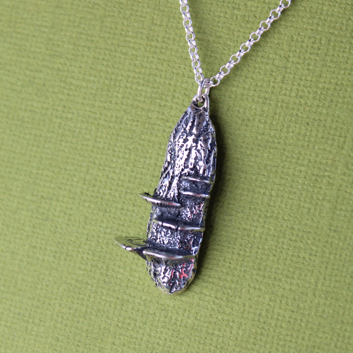 Flirty Fungi Necklace Sterling Silver