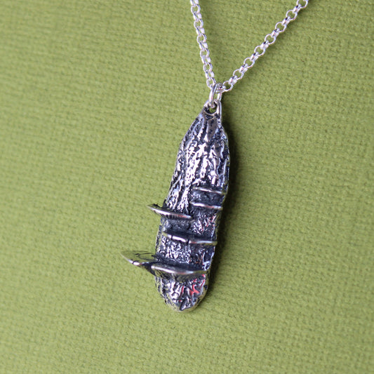 Flirty Fungi Necklace Sterling Silver