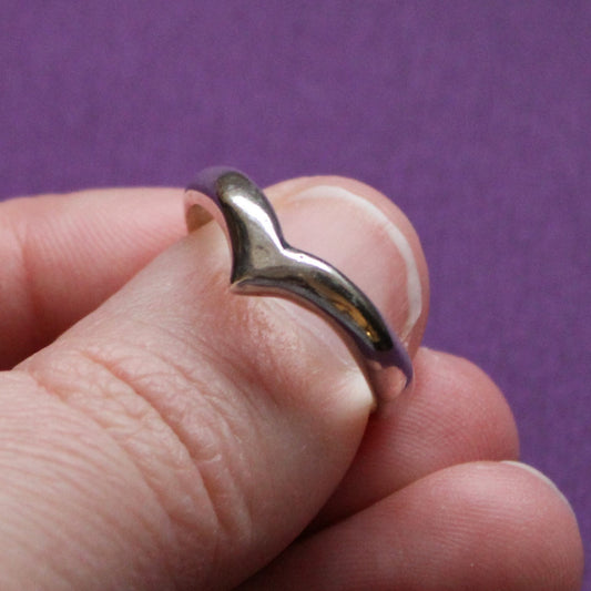 Valley Ring in sterling silver
