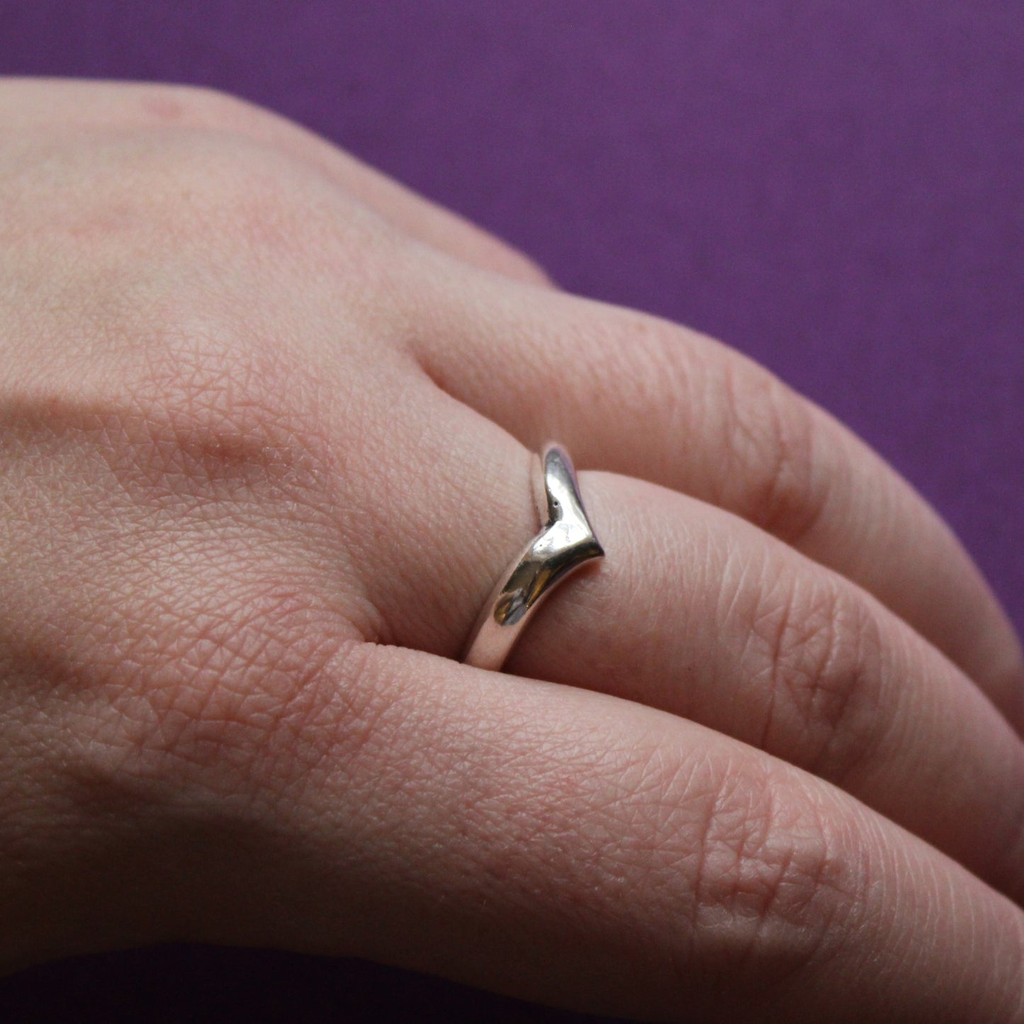 Valley Ring in sterling silver