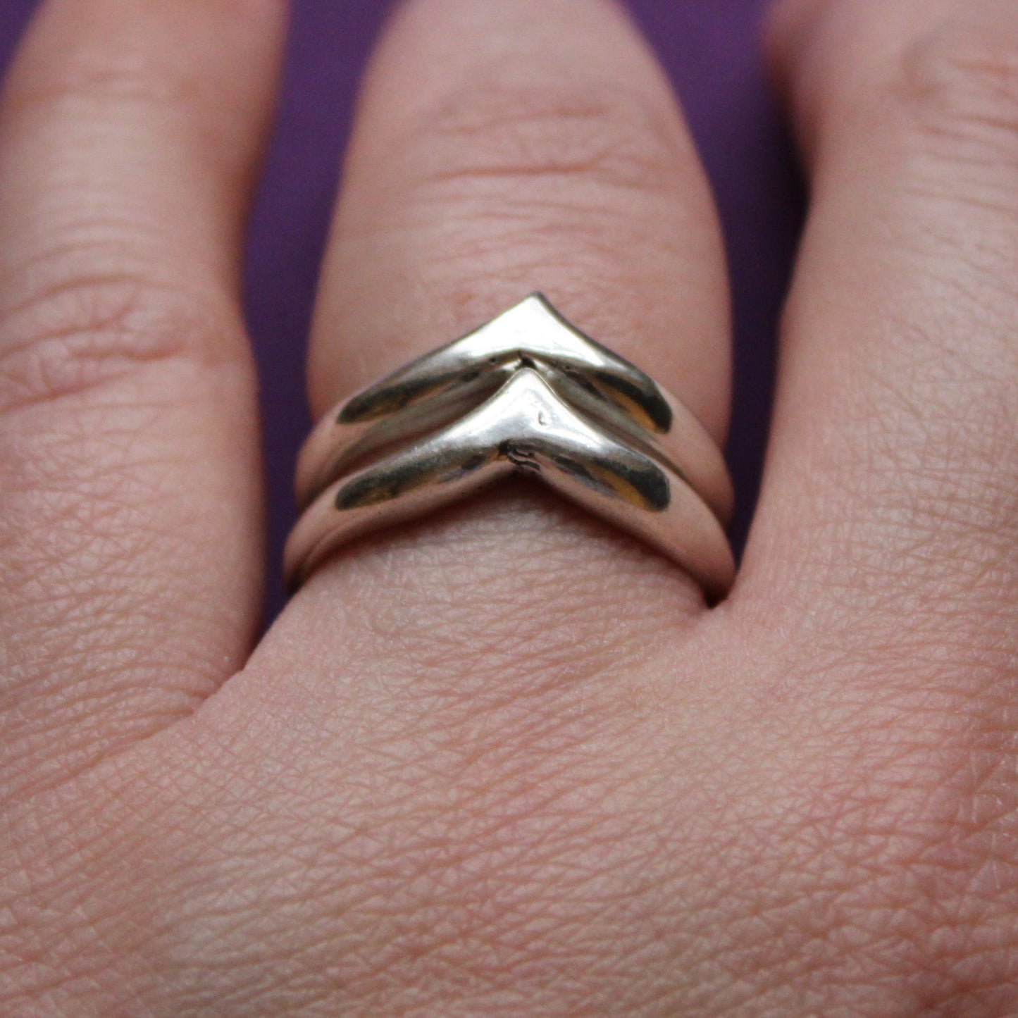 Valley Ring in sterling silver