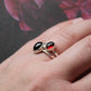 Garnet Sterling Silver Ring