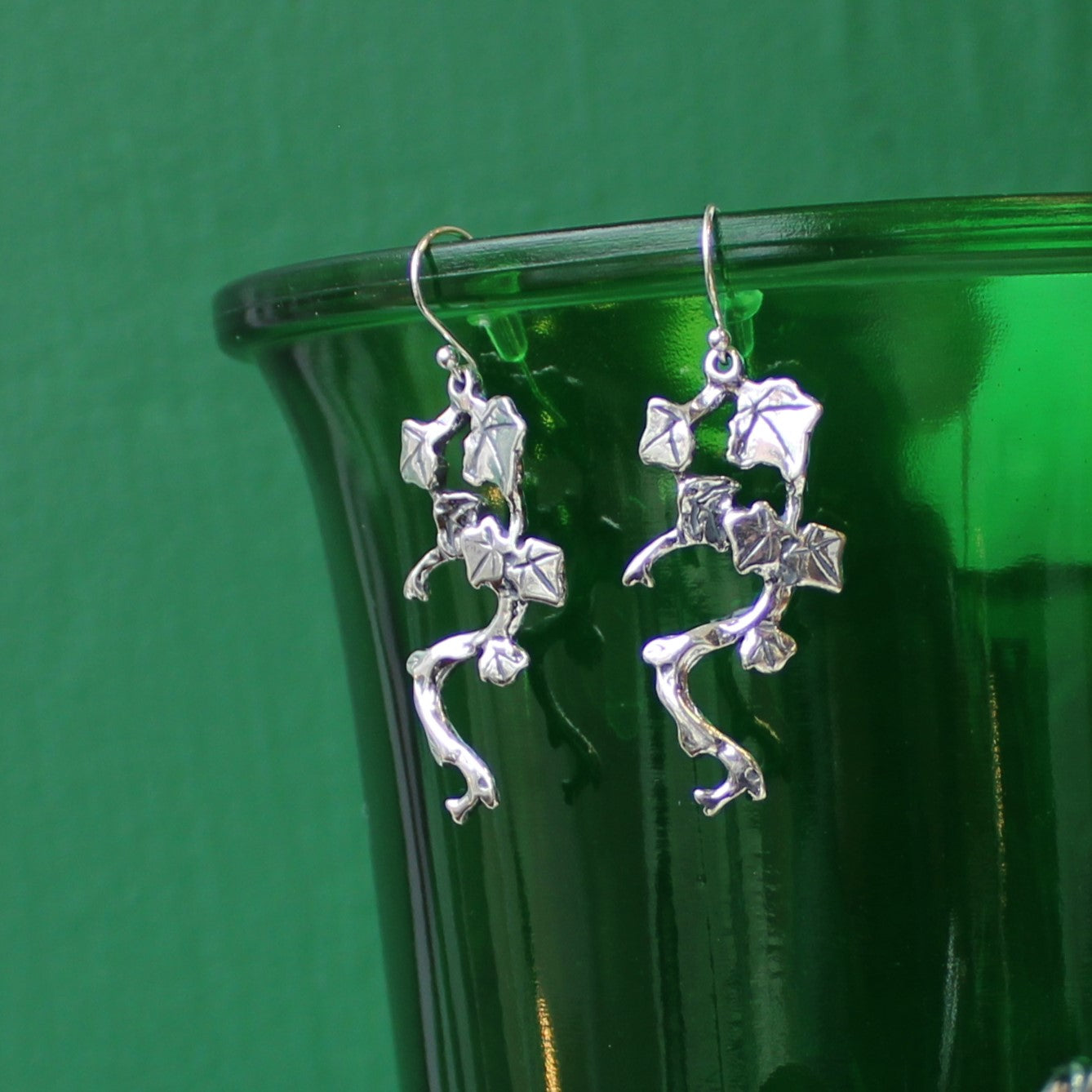 English Ivy Sterling Silver Earrings