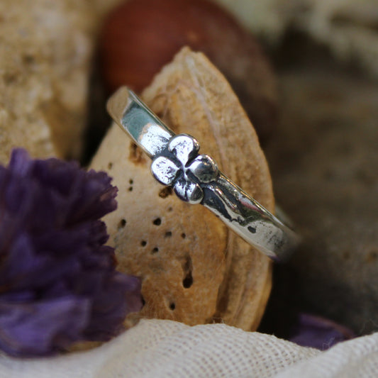 Four Leaf Clover Ring Sterling Silver