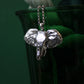 African Elephant Necklace in Sterling Silver