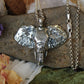 African Elephant Necklace in Sterling Silver