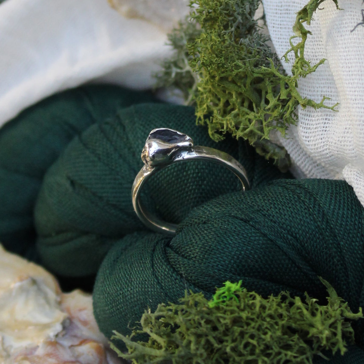Conch Shell Ring Sterling Silver
