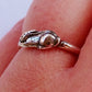 Rabbit Sterling Silver Stackable Ring