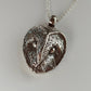 Barn Owl Statement Sterling Silver Necklace