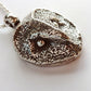 Barn Owl Statement Sterling Silver Necklace