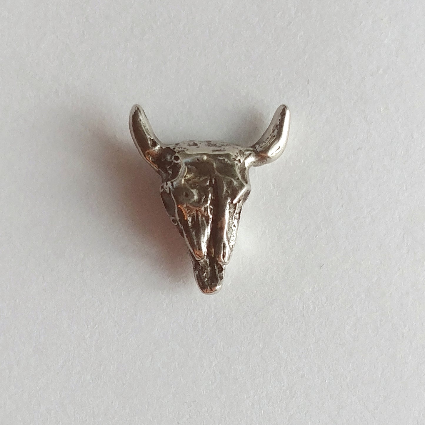 Bronze Bison Skull Sculpture