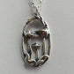 Mushroom Family Necklace in Sterling Silver
