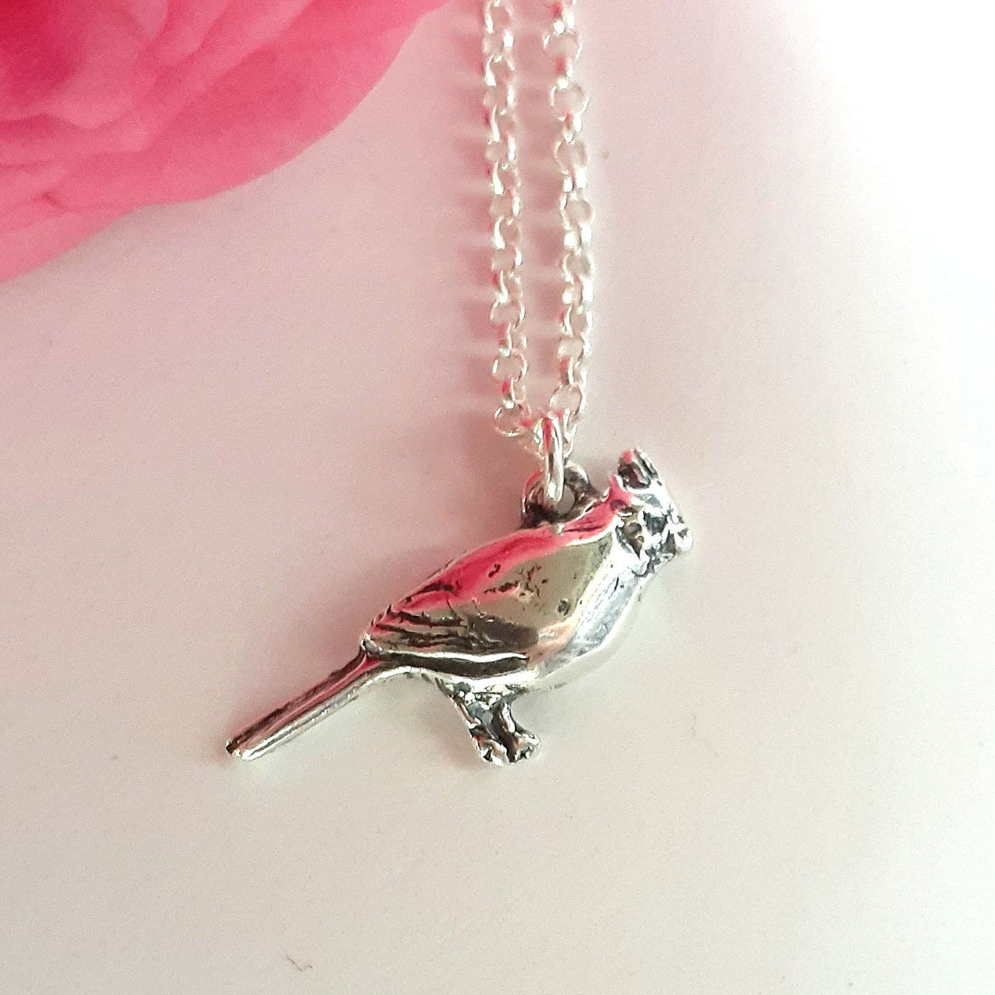 Cardinal Necklace in Sterling Silver