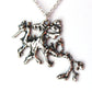 Leafy Sea Dragon Necklace Sterling Silver