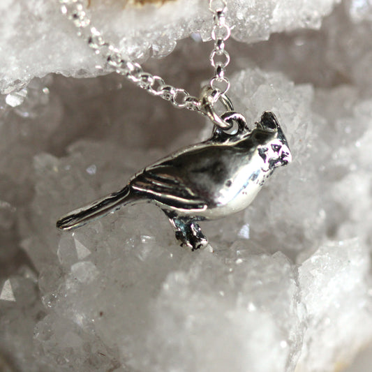Cardinal Necklace in Sterling Silver