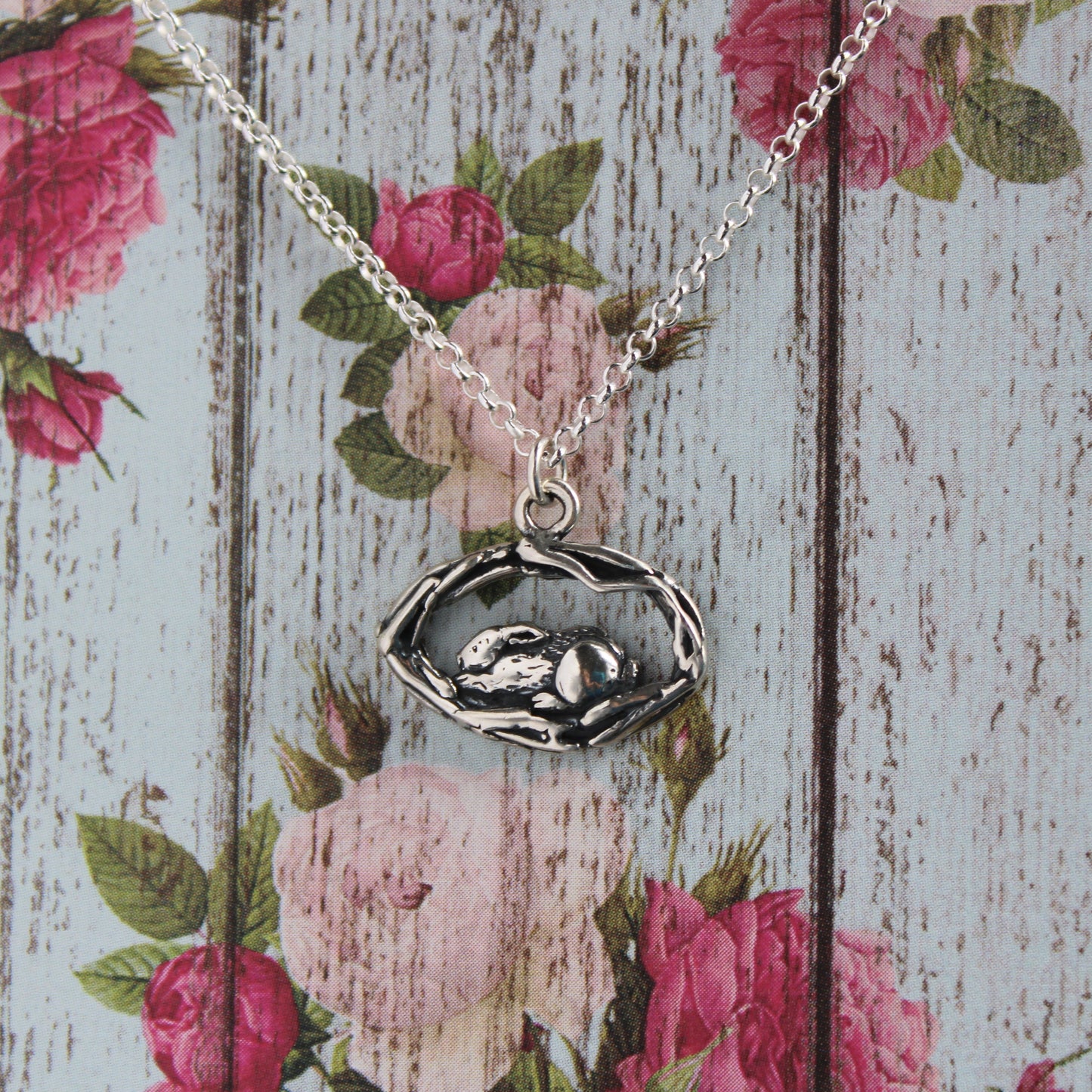 Rabbit Burrow Necklace in Sterling Silver