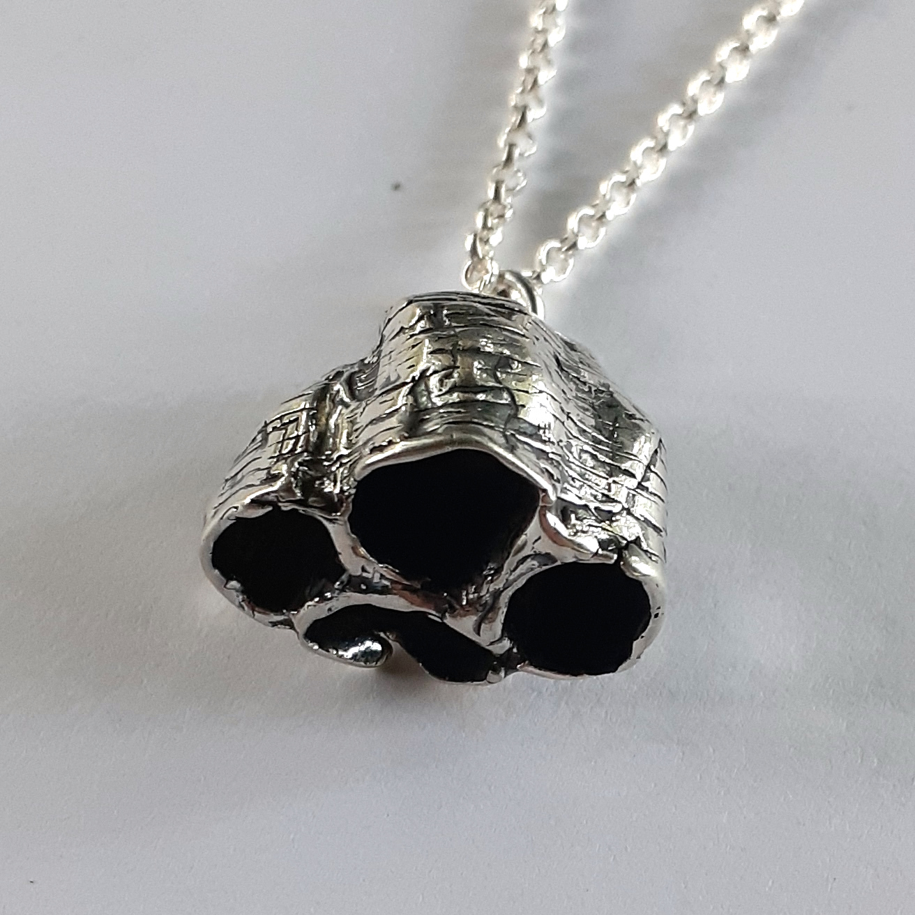 Wasp Nest Necklace in Sterling Silver
