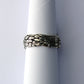 Tree Bark Ring in Sterling Silver
