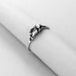 Rabbit Sterling Silver Stackable Ring