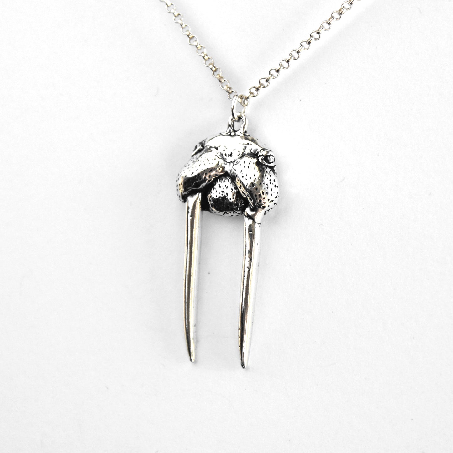 Walrus Necklace in Sterling Silver