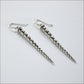 Narwhal Tusk Sterling Silver Earrings