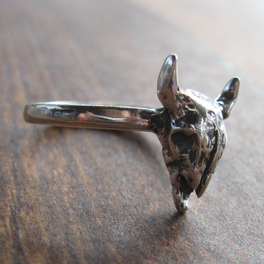 Bison Skull Ring
