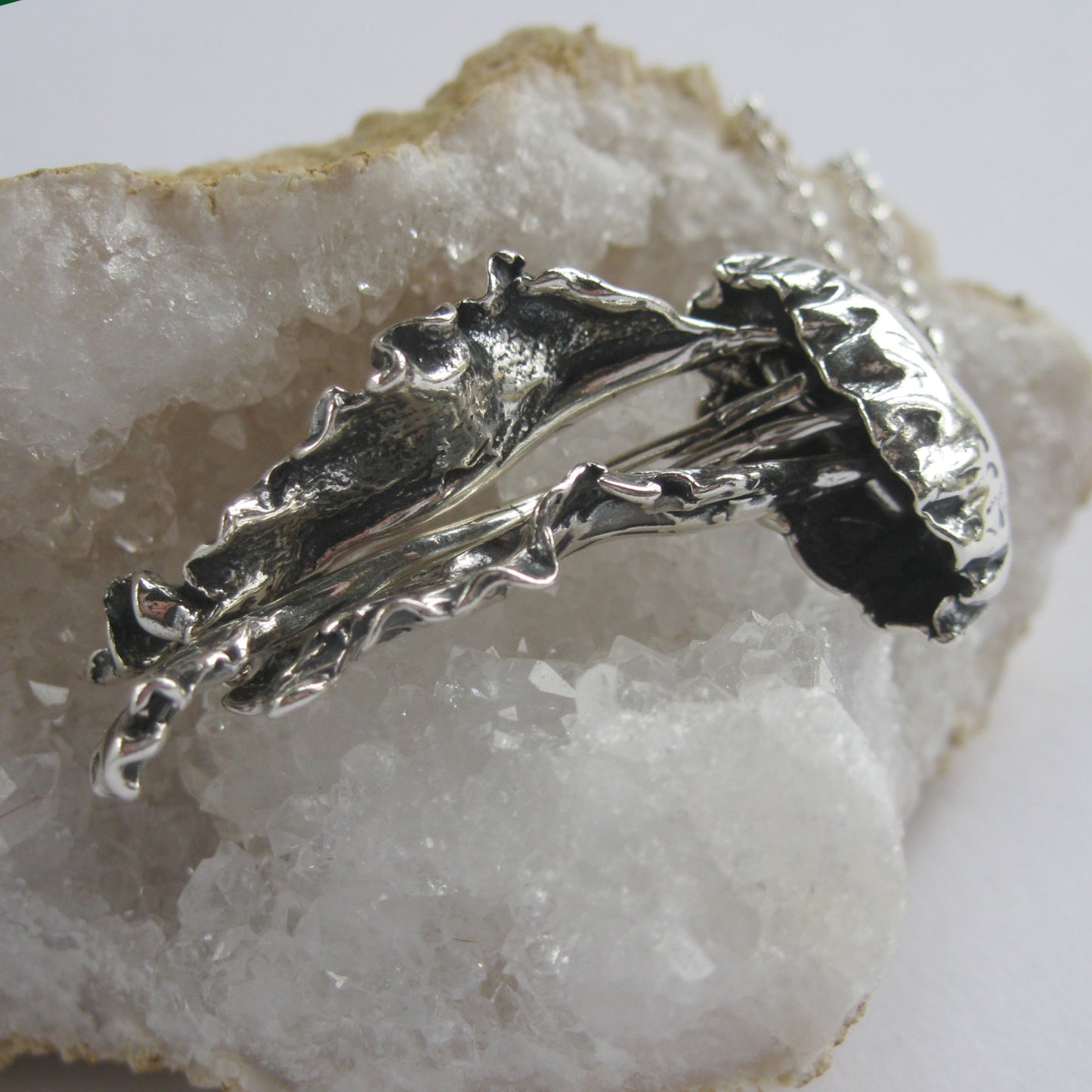 Jellyfish Sterling Silver Necklace