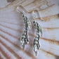 Seaweed Kelp Sterling Silver Earrings