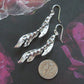 Seaweed Kelp Sterling Silver Earrings