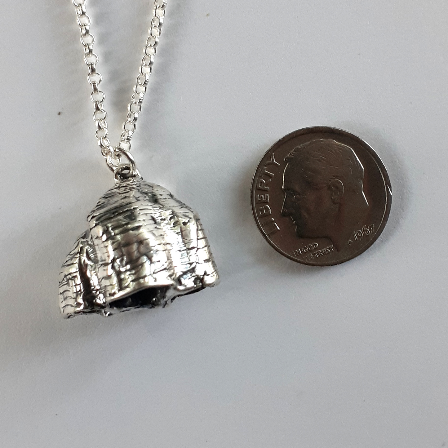 Wasp Nest Necklace in Sterling Silver